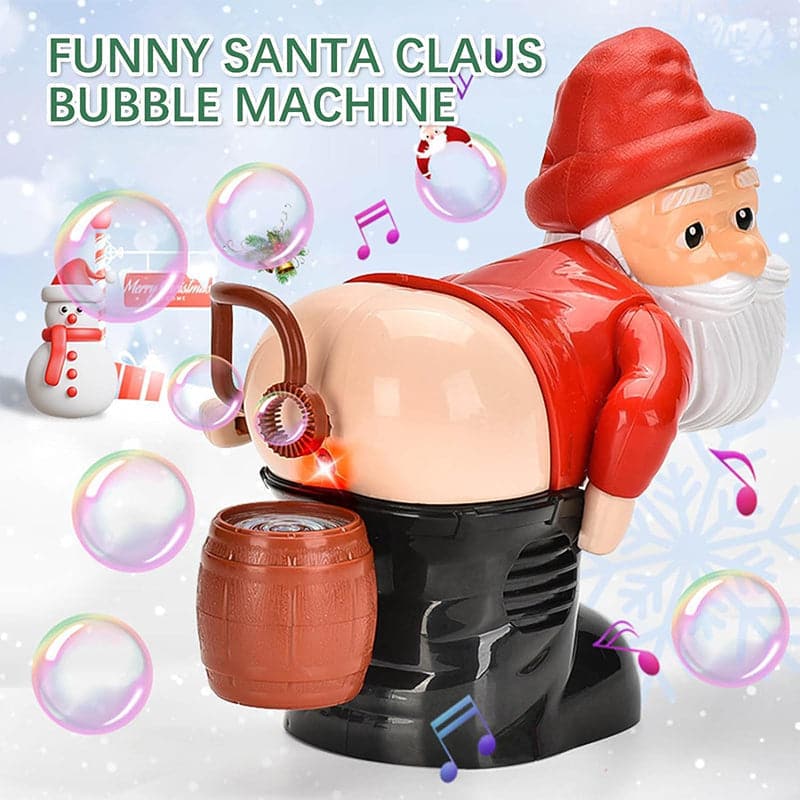 BubbleClaus™ - Lustige Weihnachtsmann Seifenblasenmaschine