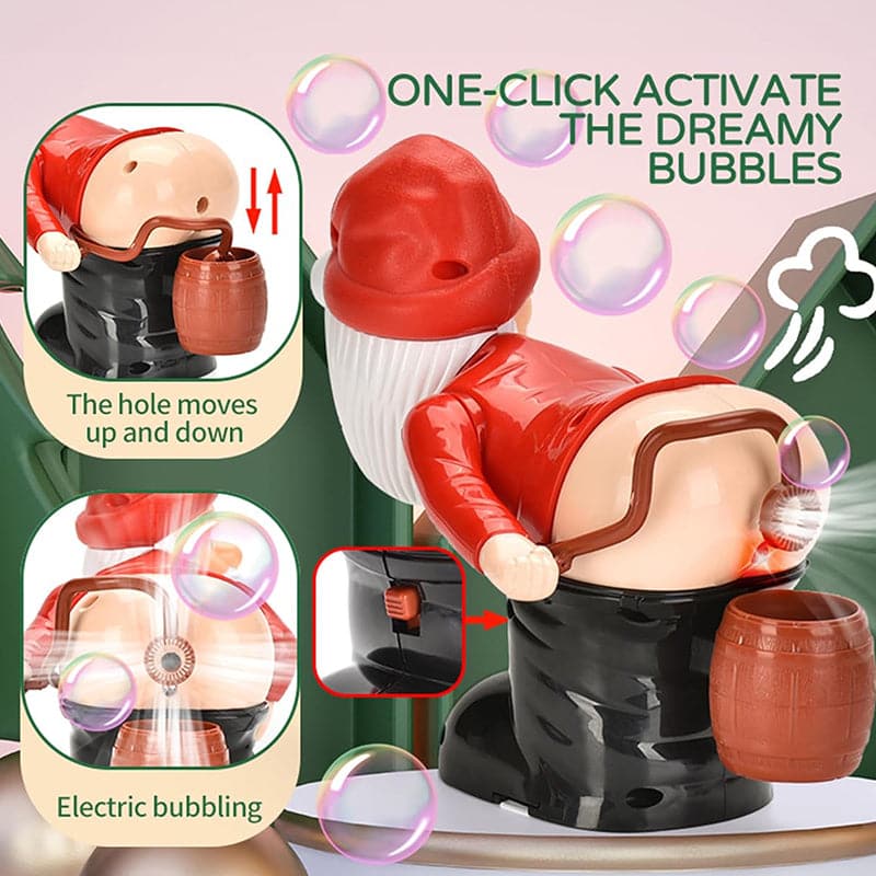 BubbleClaus™ - Lustige Weihnachtsmann Seifenblasenmaschine