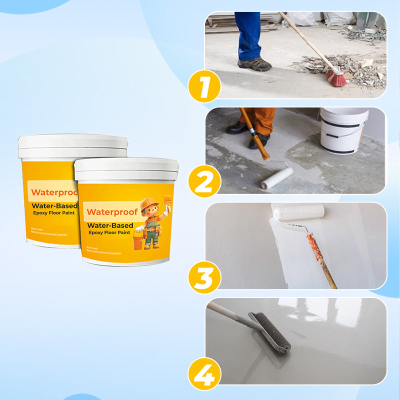 EpoxyLux™ - Bodenfarbe auf Wasserbasis